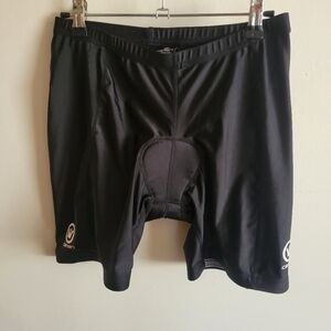 Canadian Padded Bike Shorts Stretchy Black M Medium
